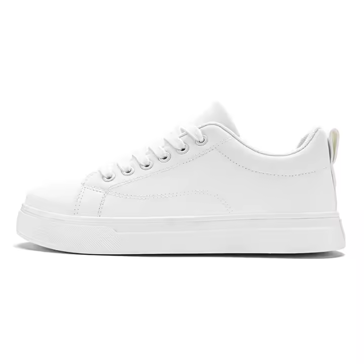 Zapatillas de deporte de alta calidad para hombre, zapatos deportivos informales de cuero, zapatillas antideslizantes para correr, zapatillas de tenis transpirables, zapatos planos cómodos x zapatillas blancas - 1