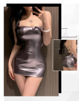 Vestido sexual Correa trasera abierta y tirantes falda ajustada a la cadera Vestido de verano para mujer Ropa femenina productos de tienda sexy xxx - details 2