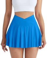 Gimnasio Deportes Mujer Fiess Bolsillos Correr al aire libre Falda de tenis Secado rápido Estiramiento Pantalones cortos de verano - details 11