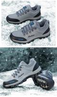 Zapatos de Senderismo Invierno para Hombres Botas Cálidas Exteriores para Acampar Antichoque Zapatillas de Escalada con Cordones - details 21