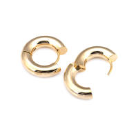 Aretes de Cuerda de Metal Dorado de 18K Diseño Redondo Rectangular de Alta Calidad - details 68