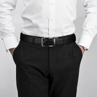 Cinturón De Cuero Reversible Para Hombre, Cinturón Con Hebilla Giratoria, Ideal Para Trajes, Jeans - details 2