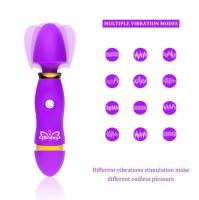 Vibrador vaginal recargable de varias velocidades para mujer, estimulador de clítoris y pezón, Juguetes sexuales, masajeador erótico suave, consolador femenino - details 2