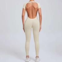 Monos Deportivos Fiess Conjunto de Gimnasio para Mujeres Ropa de Yoga de Manga Corta - details 33