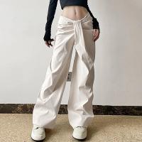 Pantalones de pierna ancha de moda coreana con cinturilla Ropa urbana para mujer - details 2