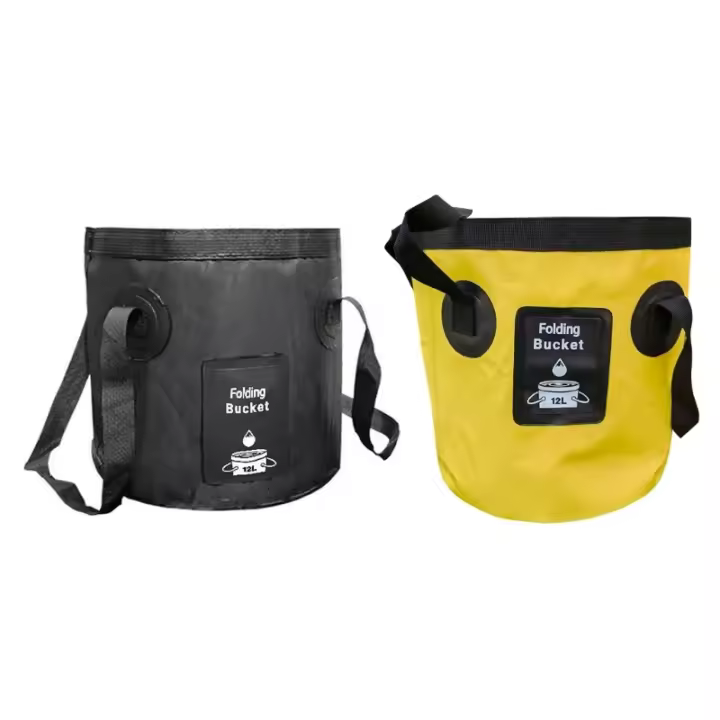 Cubo plegable portátil, contenedor de agua, cuencas de viaje para el hogar - 1