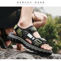 Zapatillas de Cuero Genuino para Hombres Estilo Romano Casuales para Exteriores - details 18