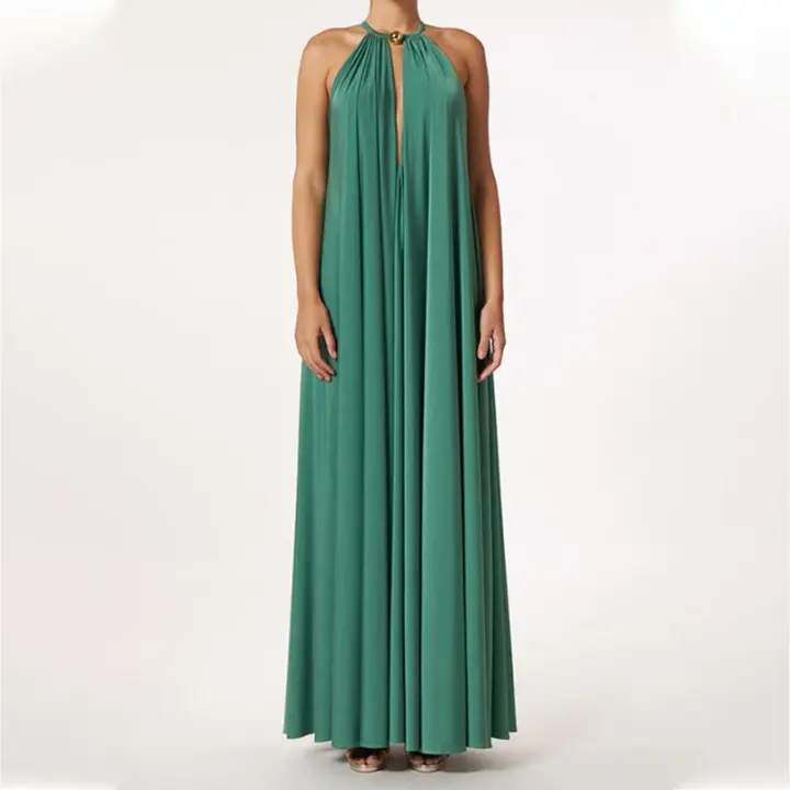 xy Pty D para mujer Halter Neline con corte A abierto - 1
