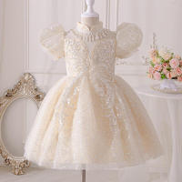 Vestido de princesa para niña, lujoso vestido de fiesta de cumpleaños para bebé, actuación de Piano de alta gama, flor, boda - details 3