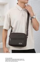 Bolso cruzado para hombre, bolso de hombro individual estilo viajero de gran capacidad, bolsos cruzados de ocio a la moda para hombre - details 11