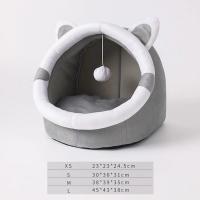 Cama lavable para mascotas, cojín para tienda de campaña, cesta para cachorros, cueva, suave, suministros para gatos - details 8