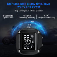 Monitor de presión de neumáticos para motocicleta, Detector de presión de neumáticos inalámbrico externo, pantalla Digital - details 20