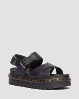 Dr. Martens Voss II Athena sandalias con correa de piel en NEGRO Unisex - details 3