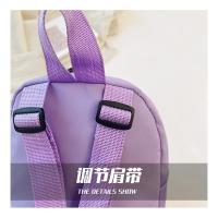 Mochila holográfica de nailon coreano para mujer, bolsa escolar pequeña informal de Color sólido, bolsa de viaje para adolescentes, bolsa escolar para estudiantes - details 2