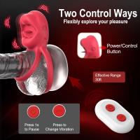 Anillo de Penis con Control Remoto Estimulador Sensual para Hombres Anillo de Bloqueo de Semen - details 4