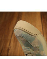 Zapatos hechos a mano de piel de vaca de primera capa con plataforma retro de camuflaje Forrest Gump - details 19