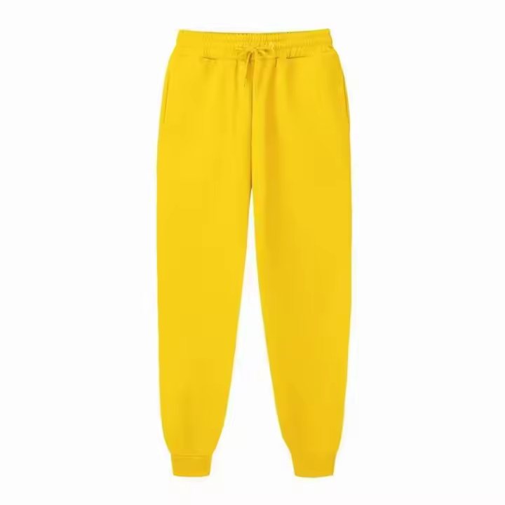 Pantalones Casuales Para Hombre Con Cierre De Cordón Deporte Y Gimnasio Pantalones Largos Para Correr Y Jogging 11 Colores Disponibles - 1
