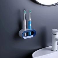 Soporte para cepillo de dientes eléctrico montado en la pared, soporte para cepillo de dientes autoadhesivo que ahorra espacio, drenaje rápido desmontable - details 5