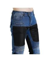 Vaqueros de moto, equipo de locomotora anticaída para hombre, pantalones de carreras, malla de verano - details 15