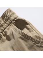 Pantalones Cargo de Moda para Hombres 2024 Estilo Callejero Suelto con Cordón Material de Algodón - details 10