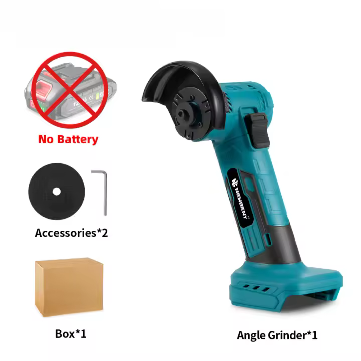 Amoladora Angular Inalámbrica Newbeny Herramienta Eléctrica de Carpintería para Batería Recargable - 1