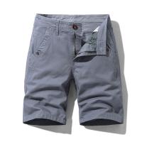 Novedad de verano, pantalones cortos Cargo 100% de algodón para hombre, moda de Color sólido, múltiples bolsillos, pantalones cortos holgados informales de marca para hombre - details 3