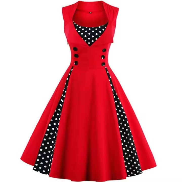 Elegante Vestido Túnico Casual para Mujer Colección de Verano sin Mangas - 1