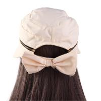 Sombrero con visera plegable de Color sólido con lazo, tapa vacía para mujer, gorra de ciclismo para mujer, sombrero de pescador, sombrero para el sol extraíble, sombrero de cubo - details 13