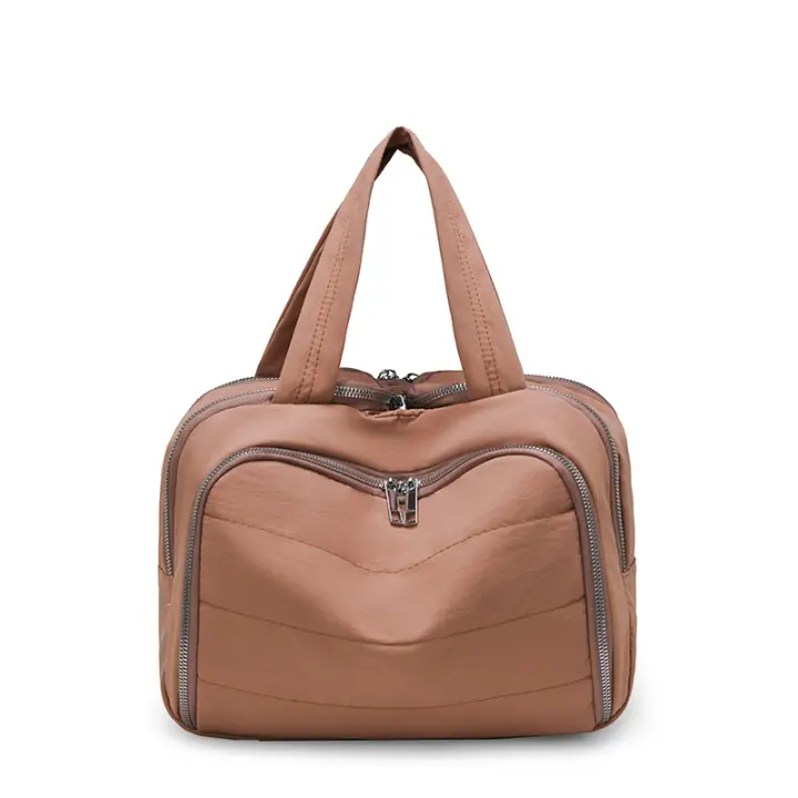 Bolsa de Cosméticos de Esponja de Gran Capacidad Apertura Ancha para Mujer Portátil y de Alto Valor - 1