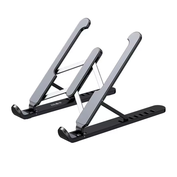 Soporte plegable para ordenador portátil, base ergonómica ajustable con ángulo de 8 niveles - 1