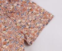 2024 nuevo Vintage Multicolor ral Casual vestidos de vacaciones moda mujer verano cuello pico botones cintura elástica Retro Flare vestido - details 5