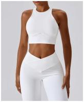 Sujetadores deportivos para mujer, ropa interior de alta intensidad para gimnasio, correr, Yoga, hermosa espalda seca, a prueba de golpes, sujetador de entrenamiento de canalé, Fitness sin costuras - details 5