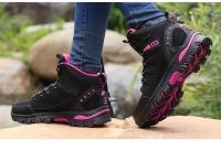 Womens High-Top Hiking Boots Outdoor Climbing Mountain Shoes Non-slip Sports Casual Trekking Boots Waterproof Suede - details 13