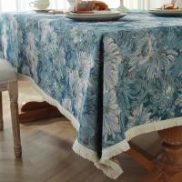 Mantel Vintage Floral con Estampado Decoración de Mesa Campestre para Comedor y Centro de Salón - details 3