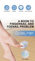 Dispositivo portátil de limpieza de hongos en las uñas, láser antihongos, dispositivo de eliminación de hongos en las uñas de los dedos de los pies de larga duración. Tratamiento casero ligero y rápido de 7 minutos para las infecciones por hongos en las u - details 0