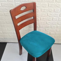 Fundas para cojines de asiento súper suaves de tela de terciopelo, fundas elásticas para sillas, para Hotel, banquete, comedor, sala de estar, 1/2/4/6 piezas - details 21