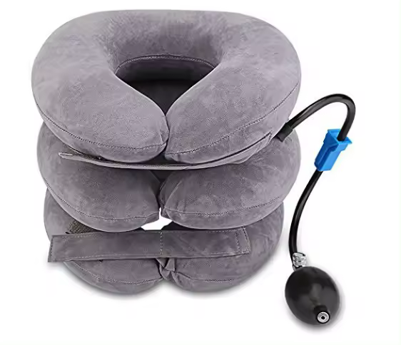 Retractor De Vértebra Inflable De Aire De 3 Capas, Almohada De Cuello En U, Soporte Para El Cuello, Tratamiento Del Tractor - 1
