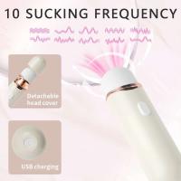 Juguetes sexuales para chupar clítoris para mujeres, Mini Vibrador tipo bala, pezón fuerte, succionador de clítoris, estimulador, lápiz labial, Vibrador, Sexshop - details 3
