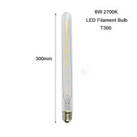 Bombilla de filamento LED T185, T225, T300, 2700K, 2W, 4W, 6W, led edison, tubo de ensayo largo, lámpara retro, bombilla LED vintage lineal - details 19