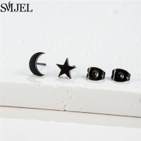 3Pcs Pendientes De Estrella Y Luna Pequeña En Acero Inoxidable Joyería Diaria Para Adolescentes Regalo De Cumpleaños Para Mujer Bijoux - details 8