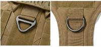 Correa para perros grandes, chaleco de entrenamiento para caminar, arnés y collar para perros de todas las razas, pastor alemán Malinois - details 6