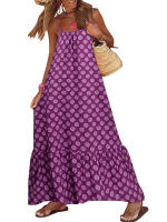 Vestido Boho Largo sin Mangas Vestido de Playa Bohemio para Mujer en Verano - details 22