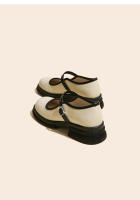 Nuevo Four Seasons Commuter francés boca ligera plataforma tacón zapatos de las mujeres británico pequeño zapatos de cuero - details 31
