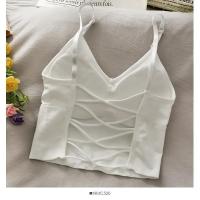 Top Deportivo para Mujer Camisola sin Mangas con Sujetador Incorporado Color Sólido Estilo Crop - details 4