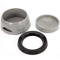 Cuenco Plegable de Acero Inoxidable para Mascotas Cuenco de Comida Vertical Alto para Gatos y Perros Protector de Cuello Cuenco de Plástico Portátil para Perros - details 1