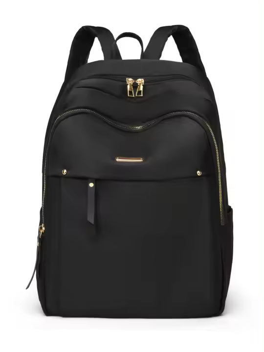 Mochila informal de gran capacidad, mochila repelente al agua de nailon, Bolsa Escolar unisex - 1