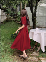 Vestido Elegante de Tencel Chiffon para Mujer Primavera-Verano Ajuste Franco Largo Adelgazante - details 15