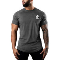 Camiseta Deportiva de Verano para Hombres Ajuste Delgado Manga Corta Marca Muscleguys - details 5