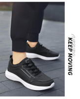 Zapatillas de deporte de cuero de alta calidad para hombre, zapatos informales impermeables, zapatillas ligeras para correr al aire libre, Tenis deportivos, zapatos planos masculinos - details 14