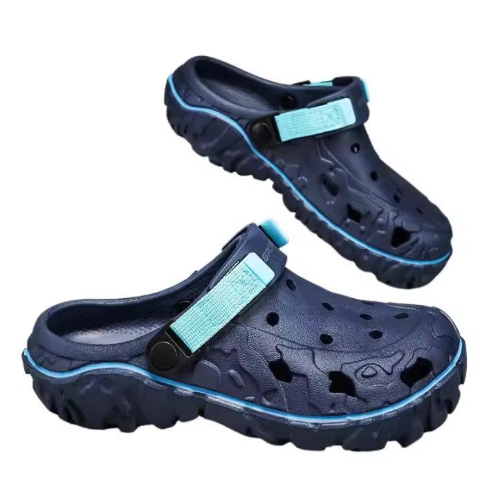 Zuecos ligeros de plástico EVA para hombre, sandalias de trabajo para la playa, venta al por mayor - 1